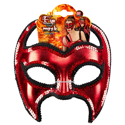 Maska na Halloween Devil Metallic