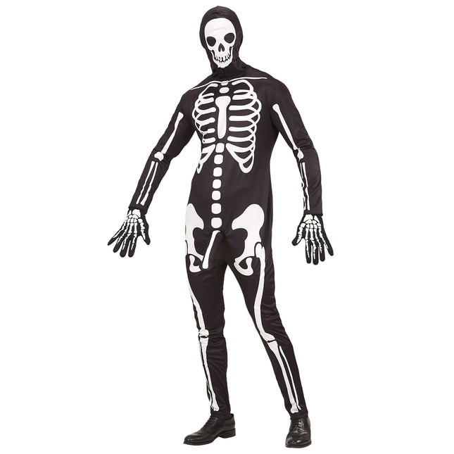 Kostium na Halloween dla mężczyzn Szkielet 3-częściowy