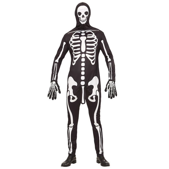 Kostium na Halloween dla mężczyzn Szkielet 3-częściowy