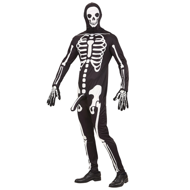 Kostium na Halloween dla mężczyzn Szkielet 3-częściowy