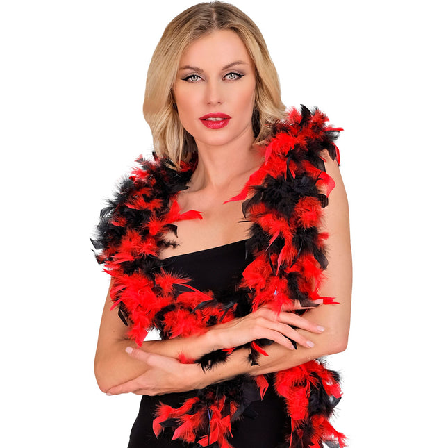 Czerwono-czarny boa 1,8 m