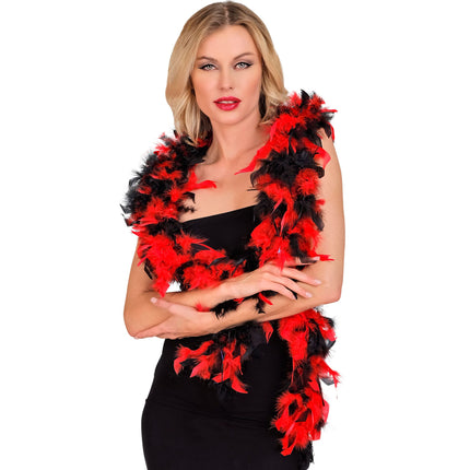 Czerwono-czarny boa 1,8 m