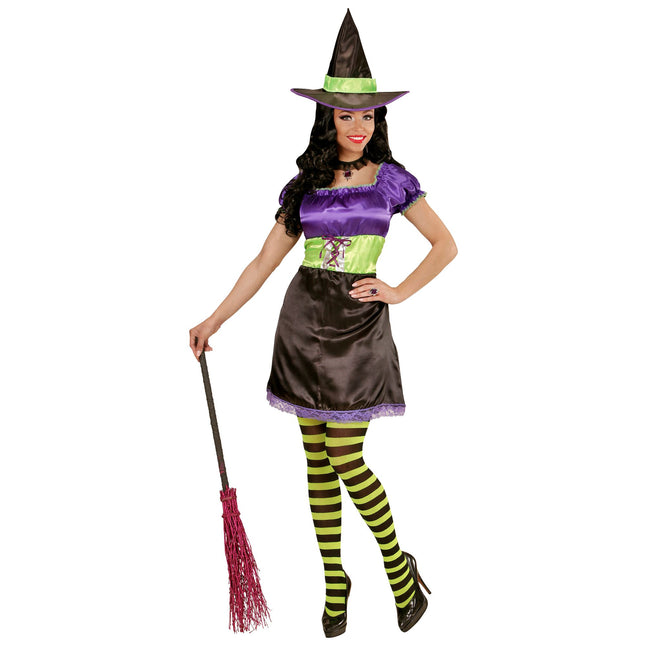 Strój na Halloween Czarownica 2-częściowy