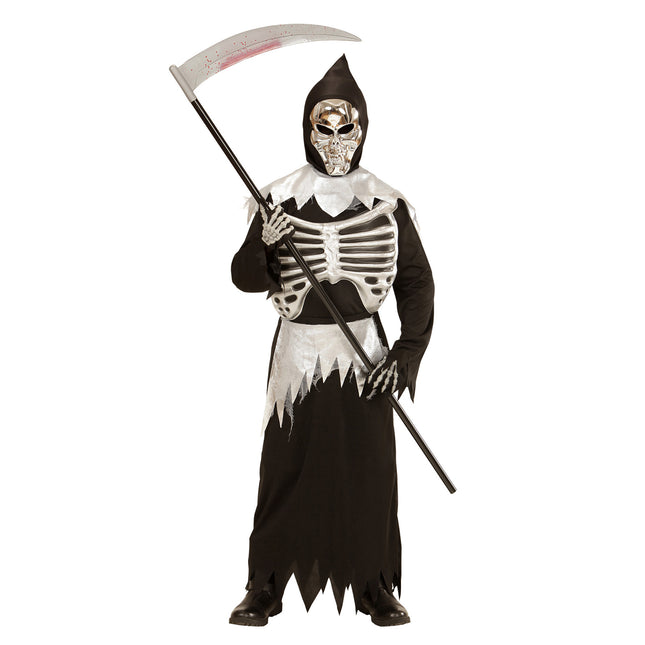 Kostium na Halloween dla dziecka Chudy Żniwiarz 3-częściowy