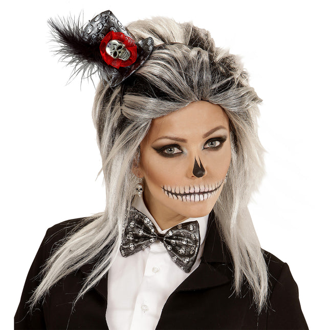 Zestaw akcesoriów na Halloween Opaska do włosów i kokarda Metellic 2 szt