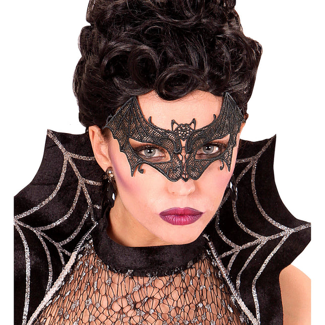 Halloweenowa maska na oczy Kot
