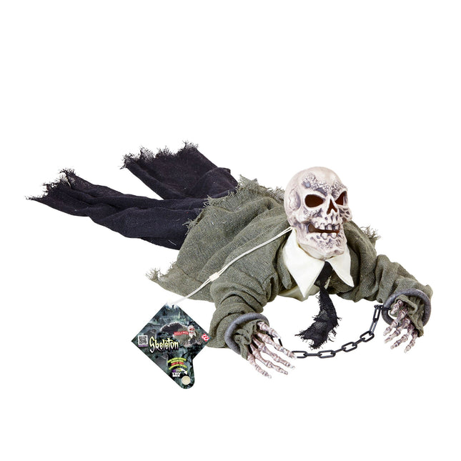 Halloweenowa lalka pełzająca z dźwiękiem