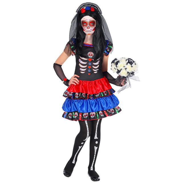 Kostium Dia De Los Muertos dla dziecka
