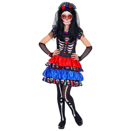 Kostium Dia De Los Muertos dla dziecka