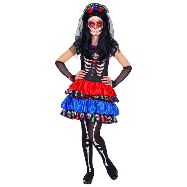 Kostium Dia De Los Muertos dla dziecka