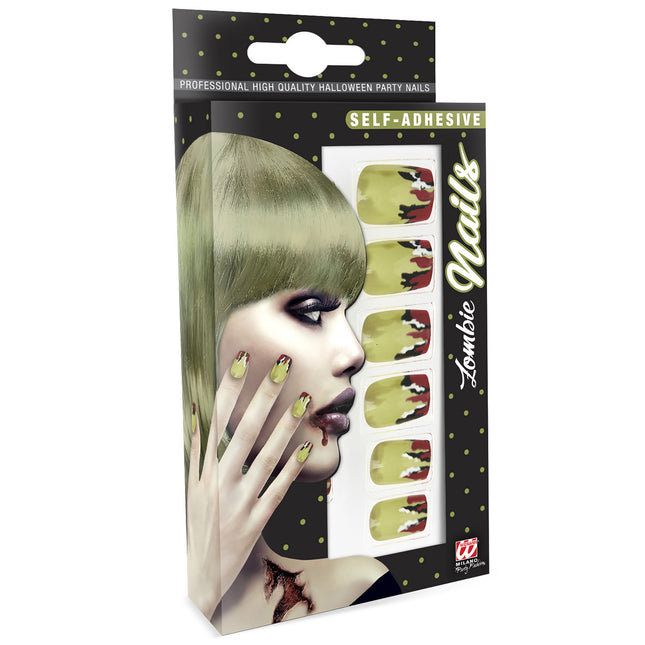 Halloween Fake Nails Zombie