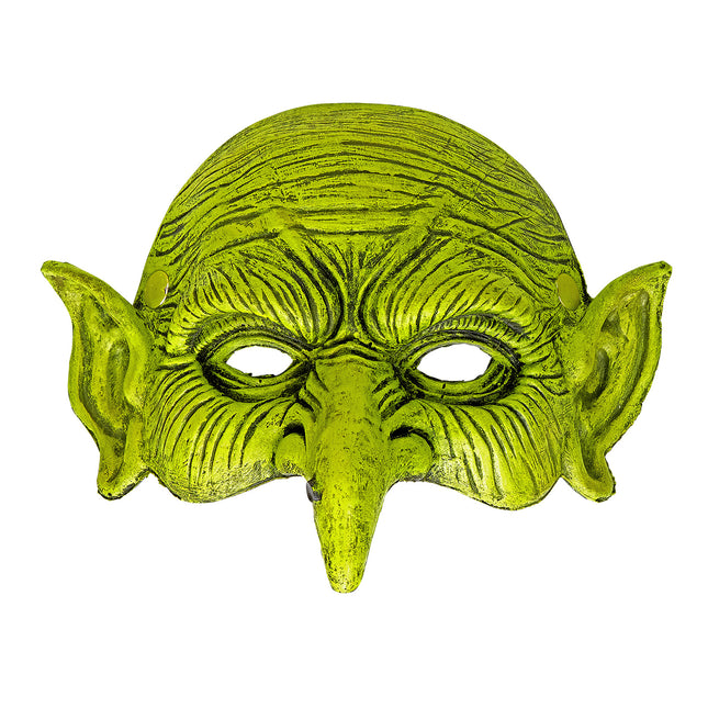 Maska na Halloween Zielona Czarownica