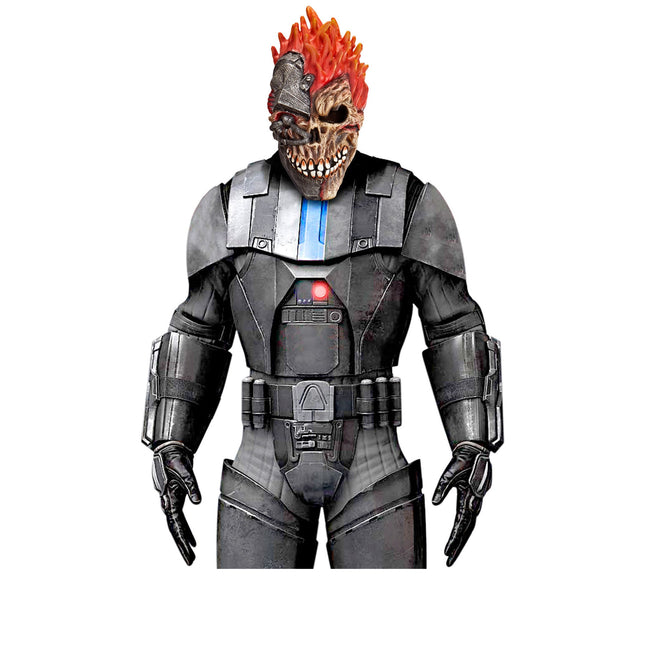 Maska na Halloween Cyber Czaszka