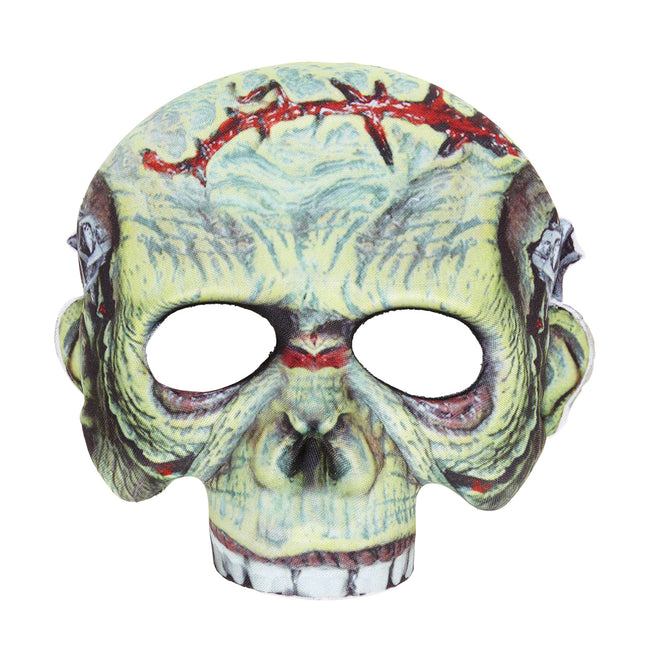 Maska na Halloween Zielony Potwór