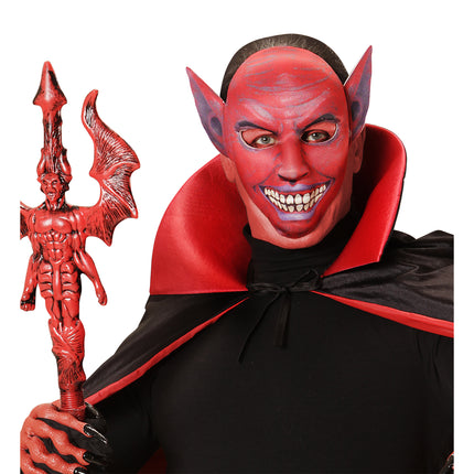 Maska na Halloween Bordowo-czerwony diabeł