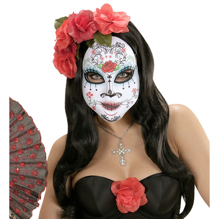 Kolorowa maska Dia De Los Muertos