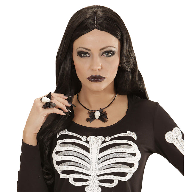 Pierścień Halloween Czaszka