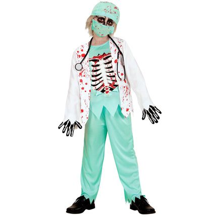 Kostium na Halloween Dziecięcy lekarz zombie