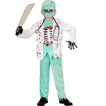 Kostium na Halloween Dziecięcy lekarz zombie