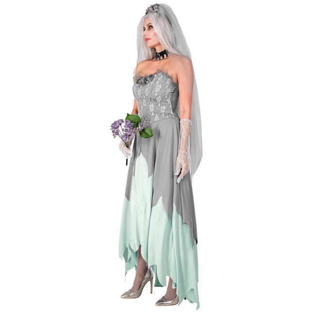 Halloweenowa sukienka damska Zombie Bride