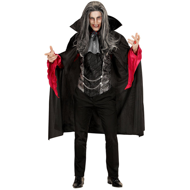 Kostium na Halloween Czarny męski wampir