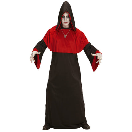 Kostium na Halloween Czarny czerwony męski demon