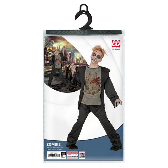 Kostium na Halloween Czarny Dziecko Zombie