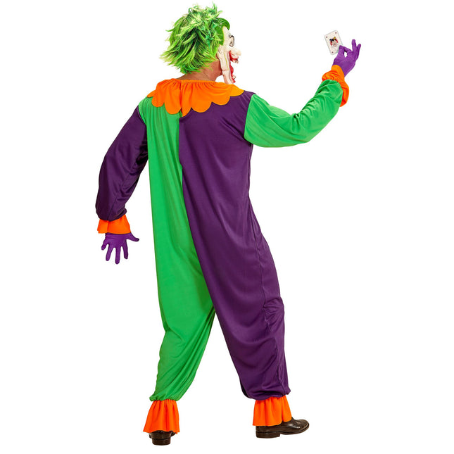 Kolorowy męski kostium na Halloween Joker