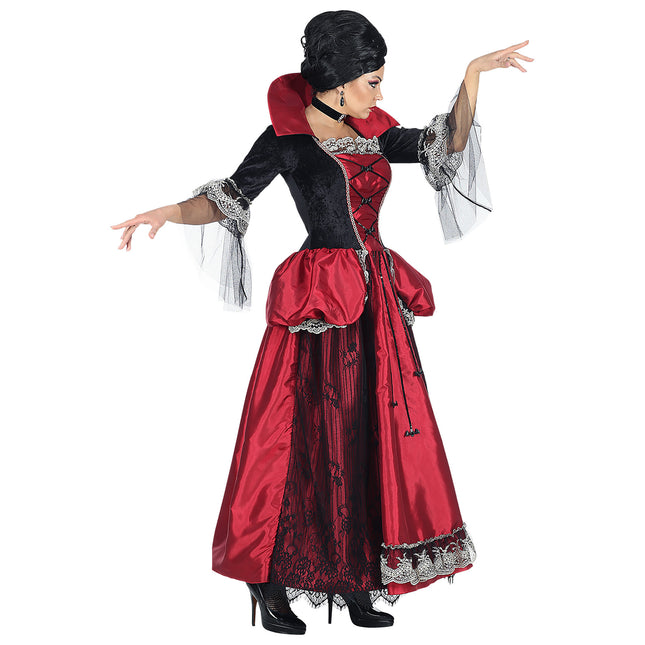 Sukienka na Halloween damska wampir 3-częściowa