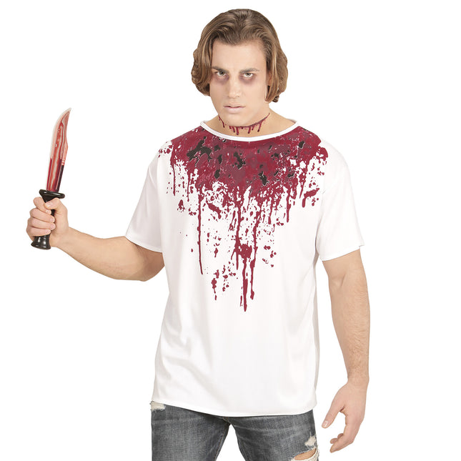 Halloweenowa koszula męska Krwawa