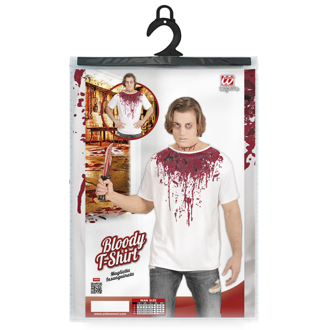 Halloweenowa koszula męska Krwawa