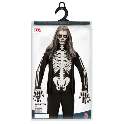 Koszula na Halloween Szkielet