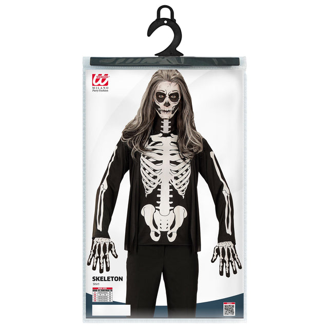 Koszula na Halloween Szkielet