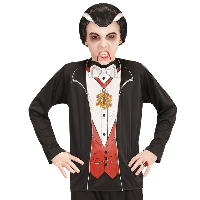 Koszulka na Halloween Dziecko-wampir