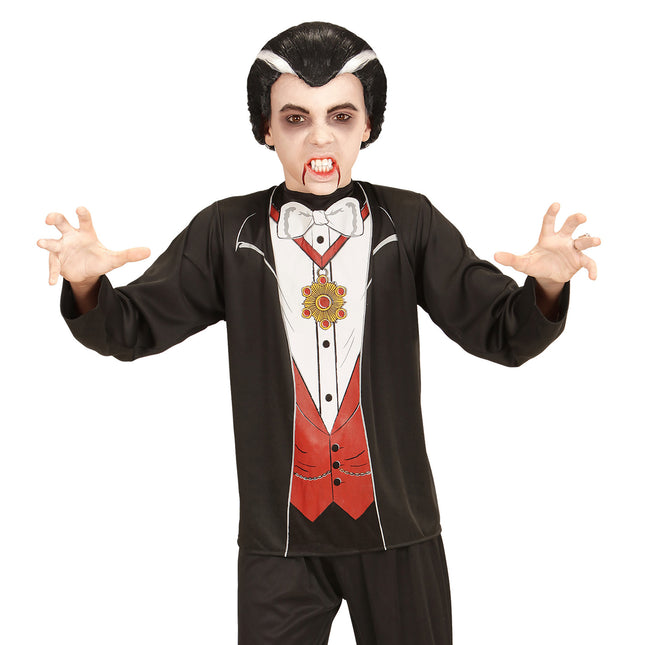 Koszulka na Halloween Dziecko-wampir