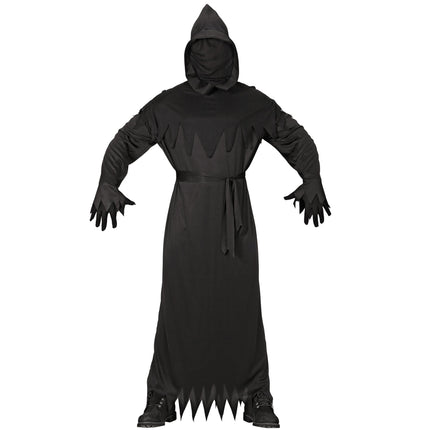 Czarny męski kostium grabarza na Halloween