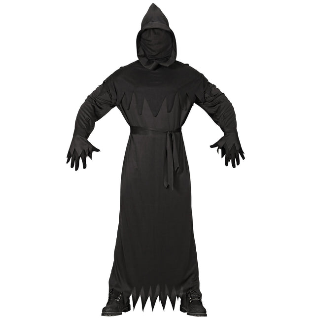 Czarny męski kostium grabarza na Halloween