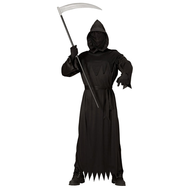 Czarny męski kostium grabarza na Halloween