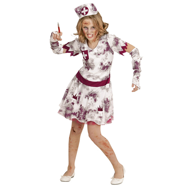 Sukienka na Halloween Dziewczyna pielęgniarka Zombie