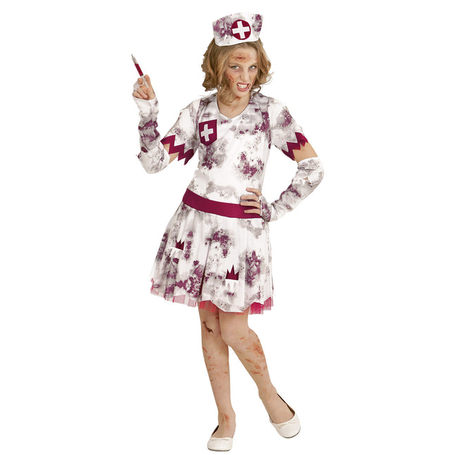 Sukienka na Halloween Dziewczyna pielęgniarka Zombie