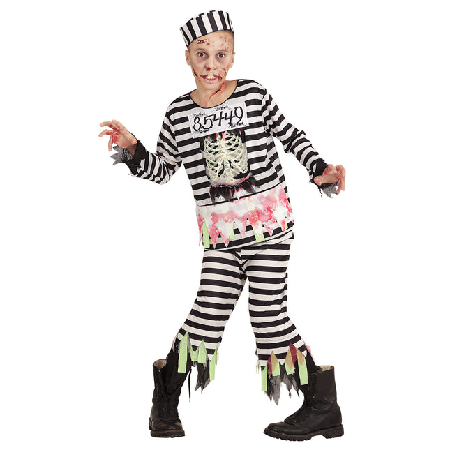 Kostium na Halloween Więzień Zombie
