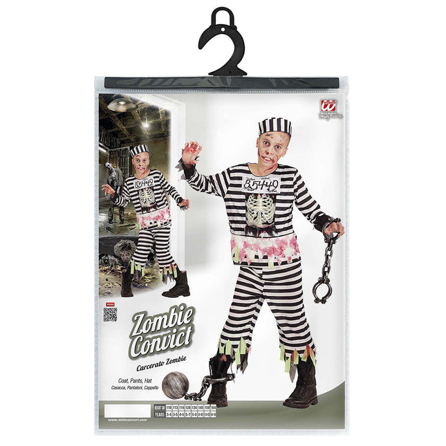 Kostium na Halloween Więzień Zombie