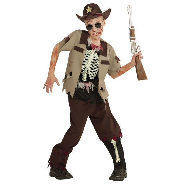 Kostium na Halloween Chłopiec Zombie Kowboj