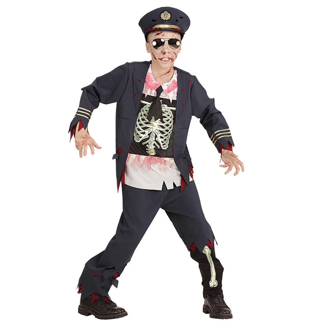 Kostium na Halloween Chłopiec Policja Zombie