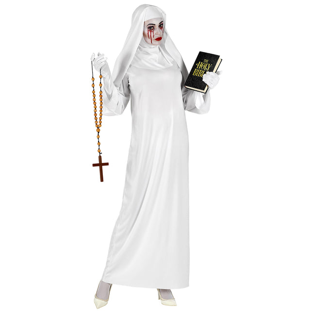 Kostium na Halloween Biały damski bez ducha