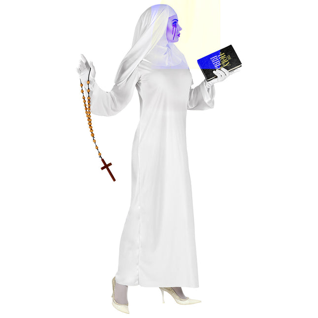 Kostium na Halloween Biały damski bez ducha