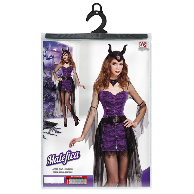 Sukienka na Halloween Black Purple Ladies Malefizia