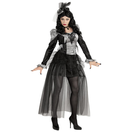 Halloweenowa sukienka damska hrabina