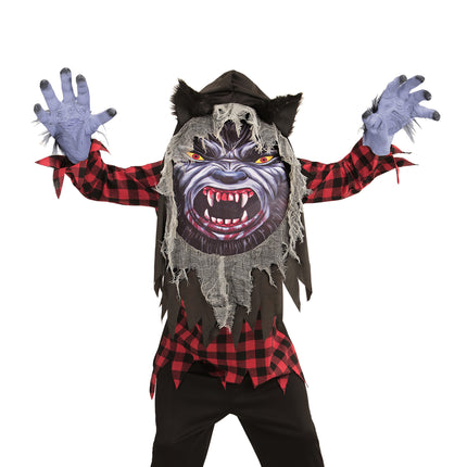 Kostium na Halloween Szary wilkołak