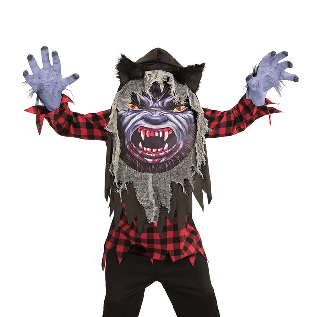 Kostium na Halloween Szary wilkołak